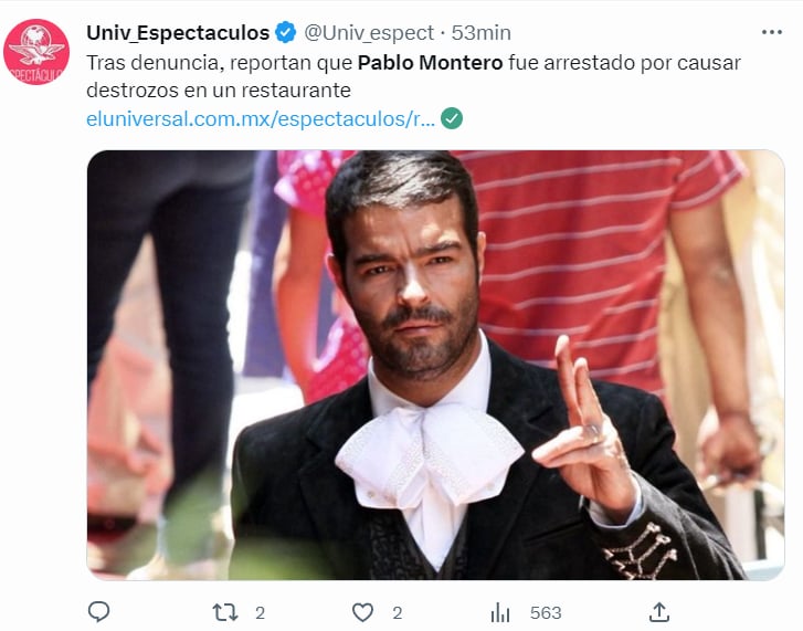 ¿Qué ocurrió con el cantante?