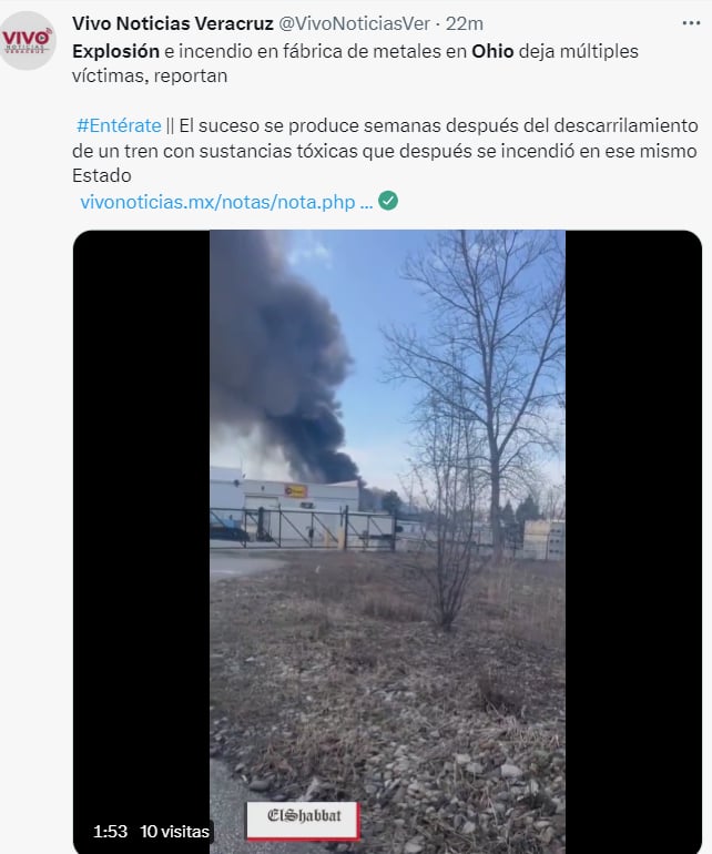 Explosión fábrica Ohio heridos: ¿Qué se concentra en esa planta?