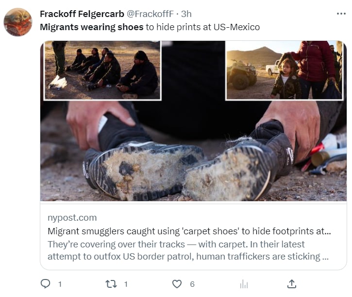 How migrants cross the border: How was the material used?