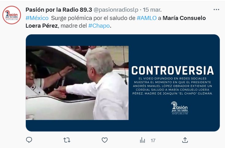 ¿Una atención especial para la madre del narcotraficante?