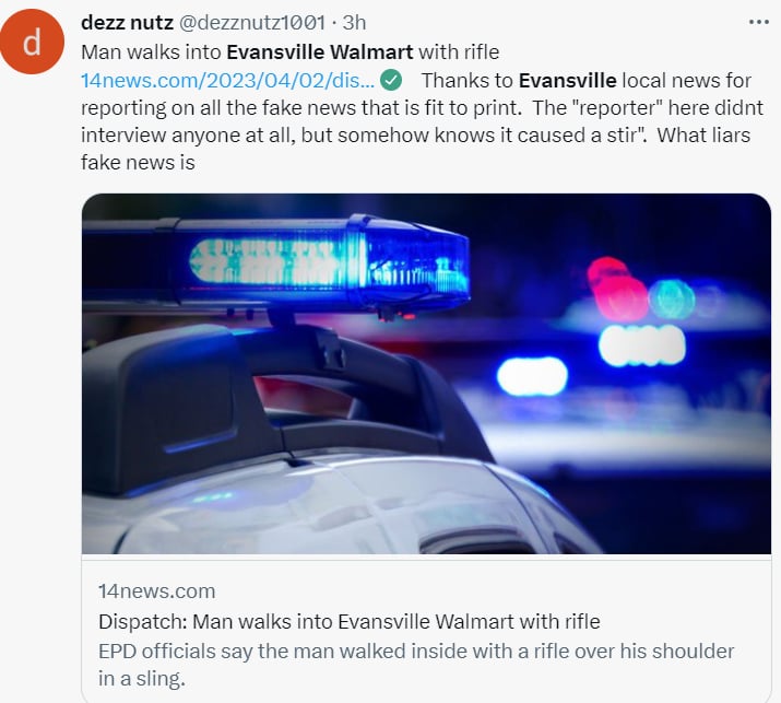 HOMBRE INGRESÓ A WALMART CON ARMA