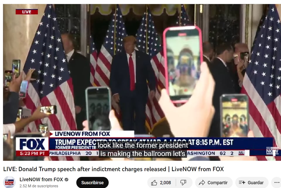 DONALD TRUMP HABLA POR PRIMERA VEZ SOBRE ACUSACIONES