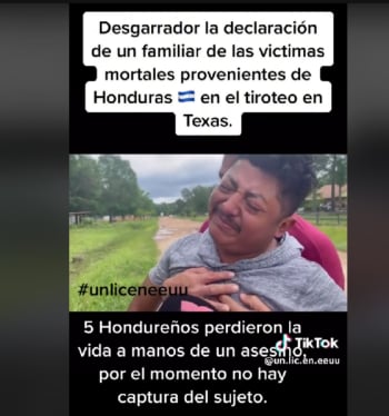"Fue a dispararles"