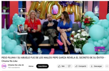 ¿Con quién estaba relacionado el abuelo de Peso Pluma?