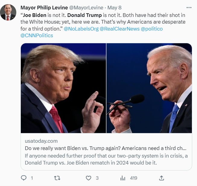 BIDEN LE GANA A TRUMP EN NUEVA ENCUESTA 