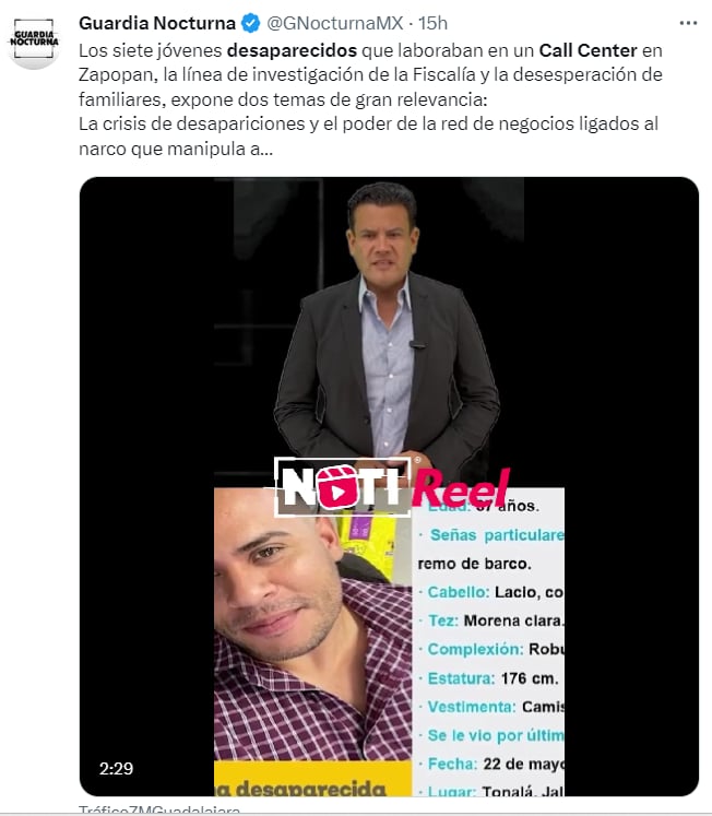 CONTINÚA LA BÚSQUEDA