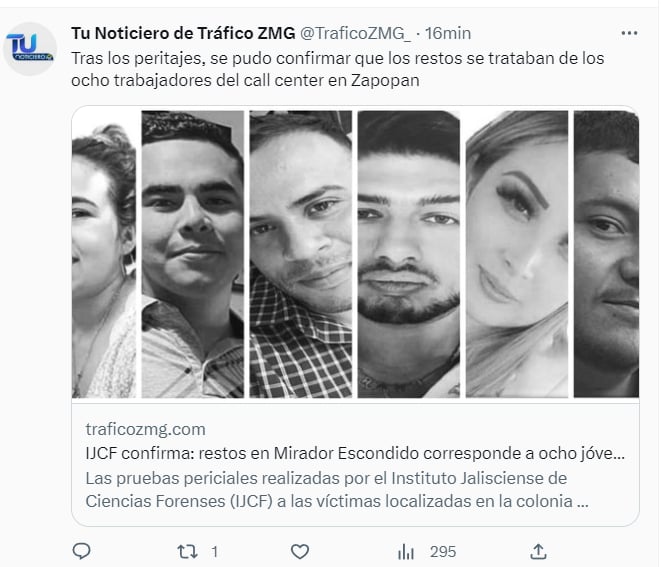 ¿Quiénes son las personas halladas?