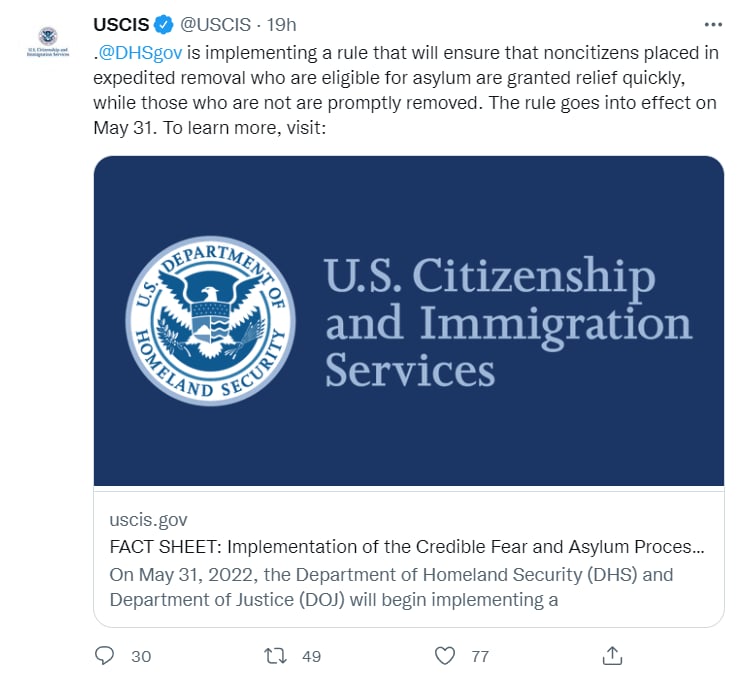 Biden new asylum rule: When will the rule begin to be implemented?