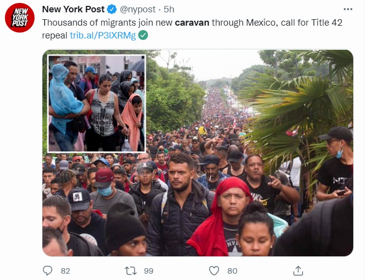 THOUSANDS OF MIGRANTS JOIN CARAVAN