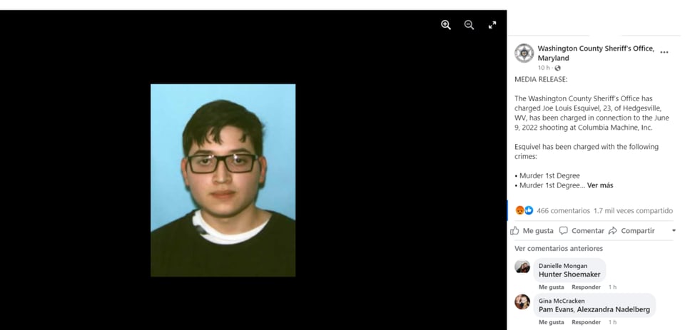 Arrestan hispano columbia Machine: ¿Quién es el principal sospechoso?