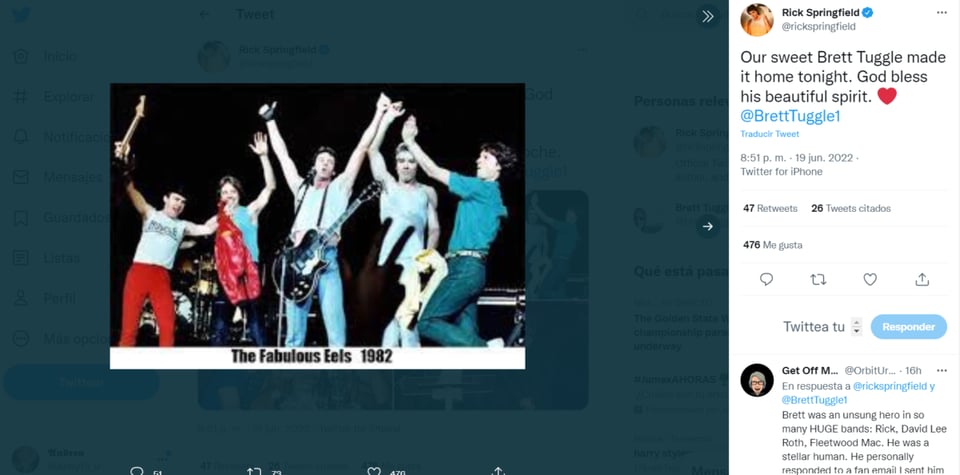 Muere tecladista Brett Tuggle: ¿La familia declaró?