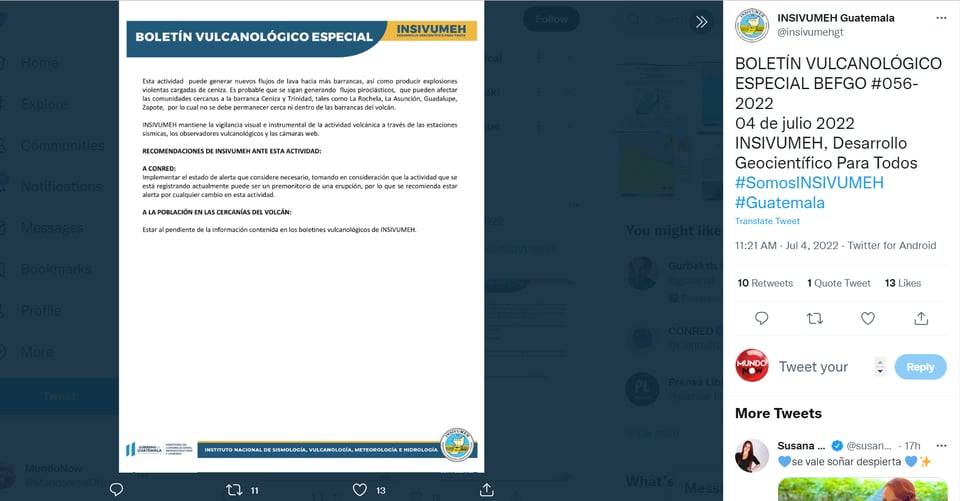 Volcán Guatemala explosiones: ¿Puede considerarse peligroso?