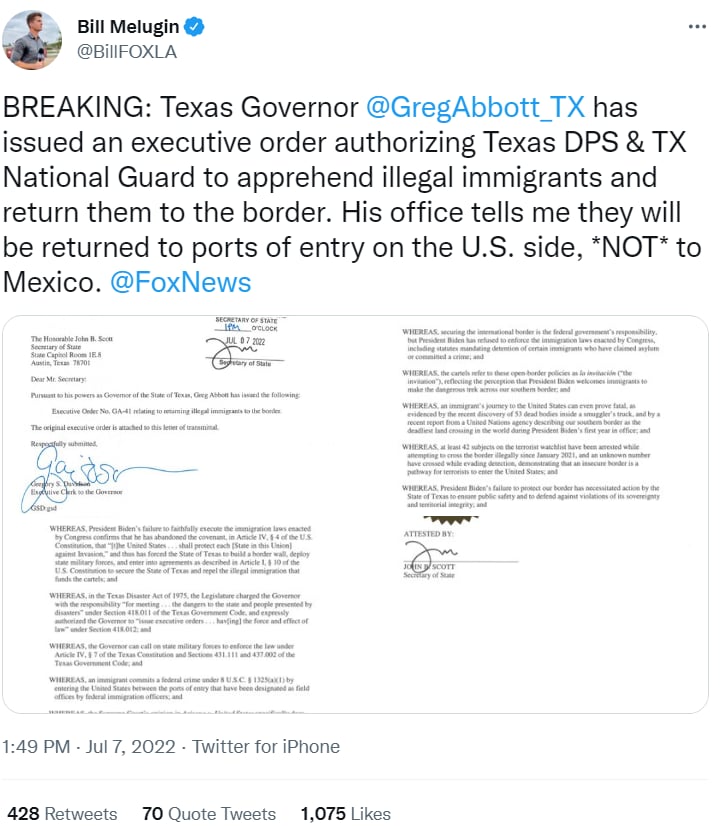 ¿Enviarlos a la frontera?