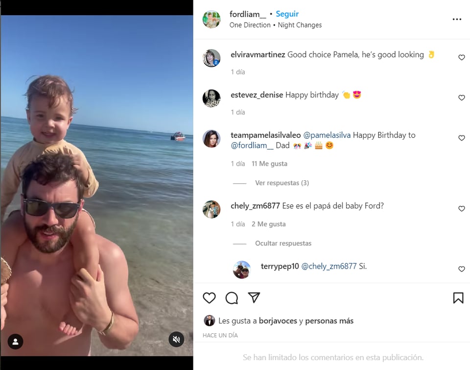 Pamela silva hijo: ¿De vacaciones?