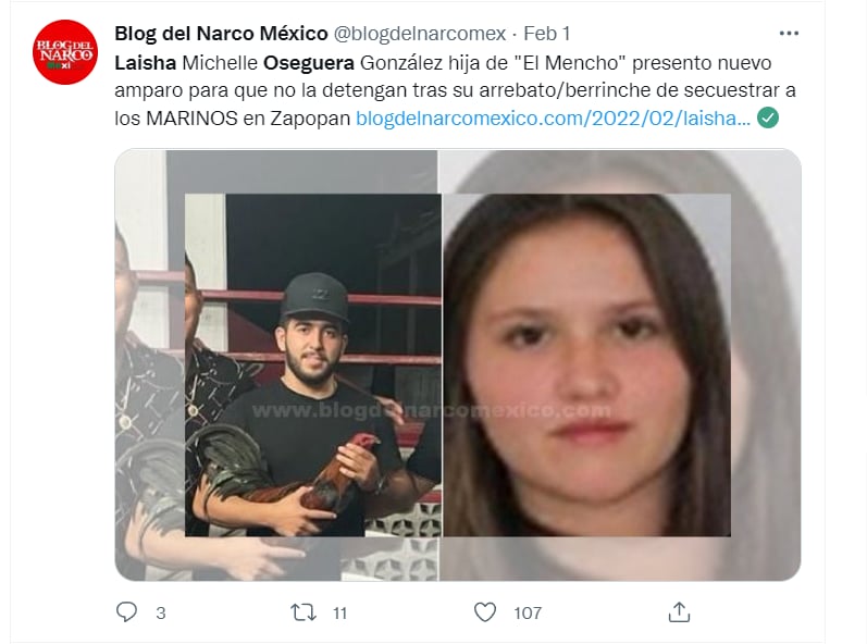 ¿QUIÉN ES LAISHA OSEGUERA GONZÁLEZ?