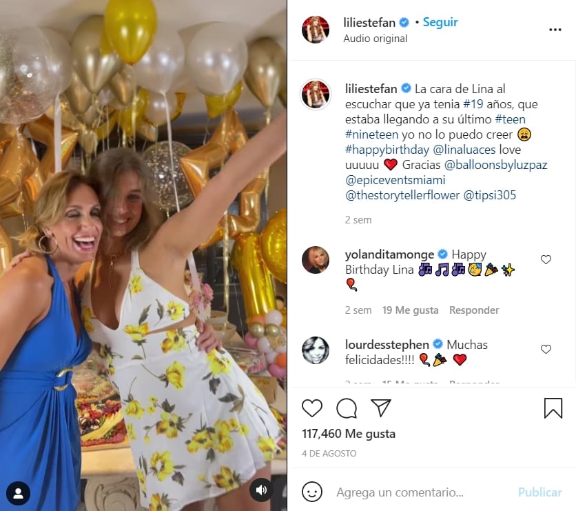 Lili Estefan Lina Luaces: Photos and memories 