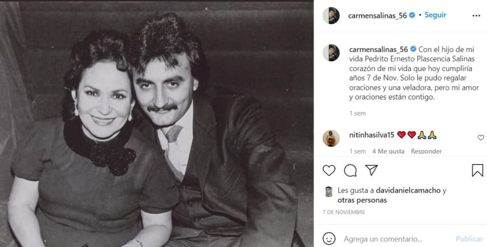 Daughter Carmen Salinas: Since Pedrito died?