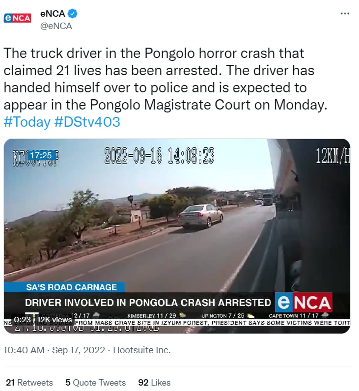 ¿Qué causó el incidente?