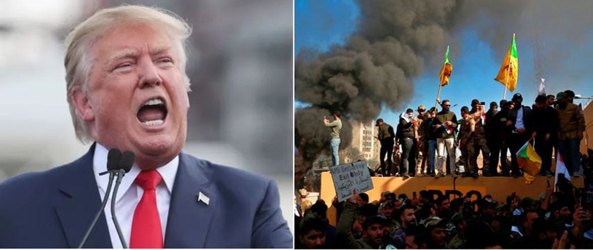Trump amenaza a Irán por ataque a embajada: “¡La pagarán muy caro, feliz Año Nuevo!”