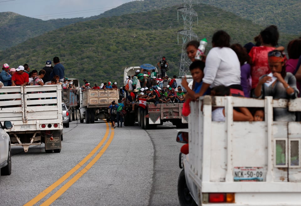 Caravana migrante abandona Ciudad de México; parte rumbo a Tijuana, Baja California (VIDEO)