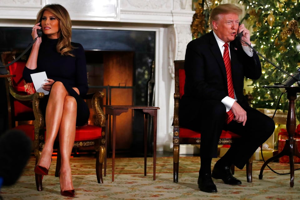 Trump le dice a niño de 7 años que es “marginal” creer aún en Santa Claus