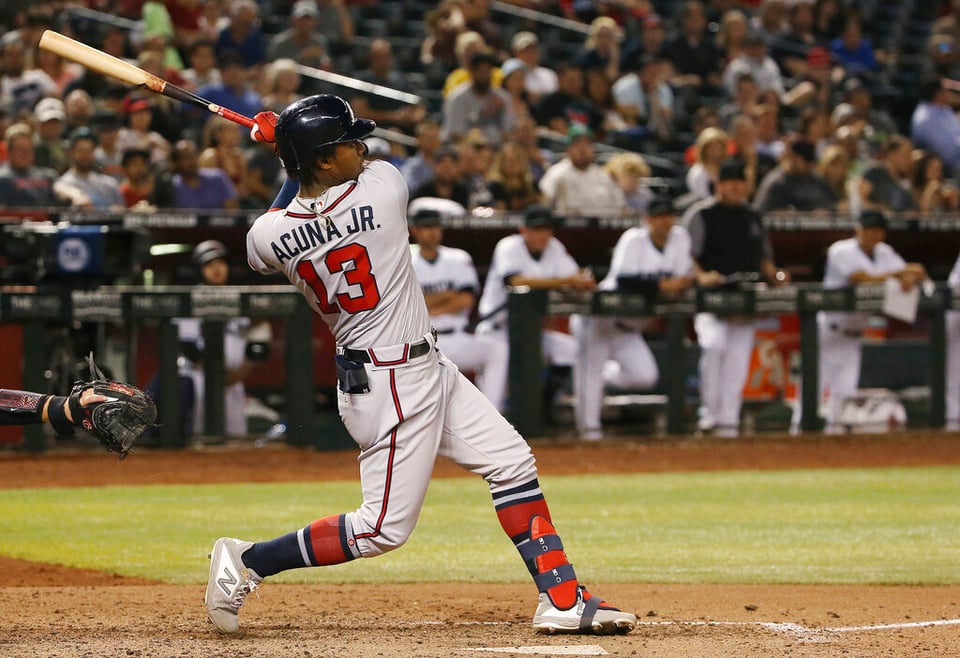 Acuña le dio el triunfo a Bravos y Dodgers derrotó a Washington