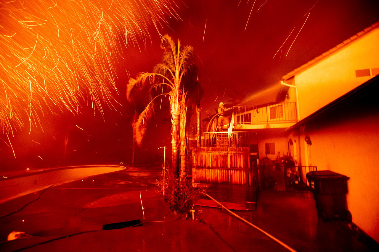 Aprueban ayuda a California, Incendio california