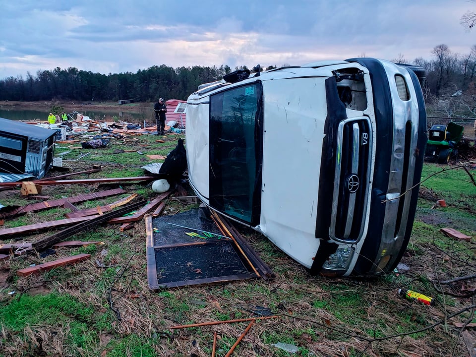 Al menos 11 muertos por tormentas en región sur de Estados Unidos