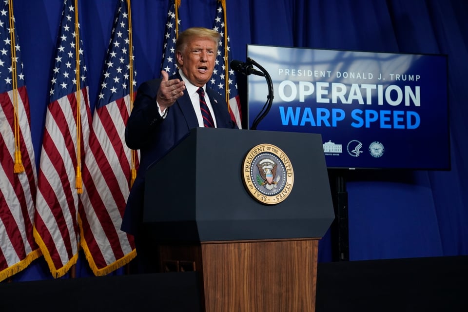 Trump revelará esta tarde un “gran avance” terapéutico sobre el coronavirus
