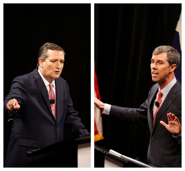 Enfrentamiento feroz entre O’Rourke y Cruz durante primer debate en Texas