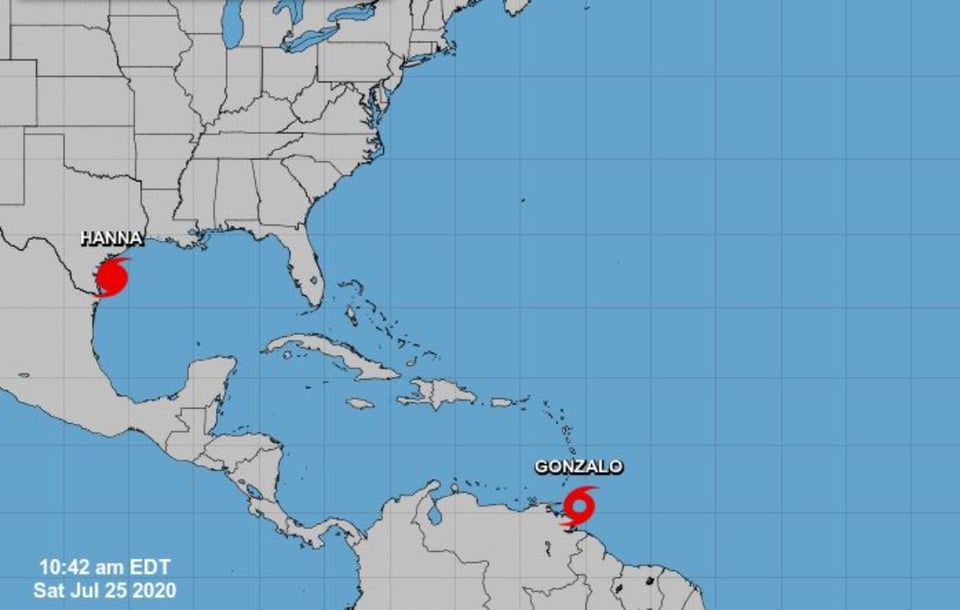 Hanna se convierte en huracán a horas de llegar a Texas