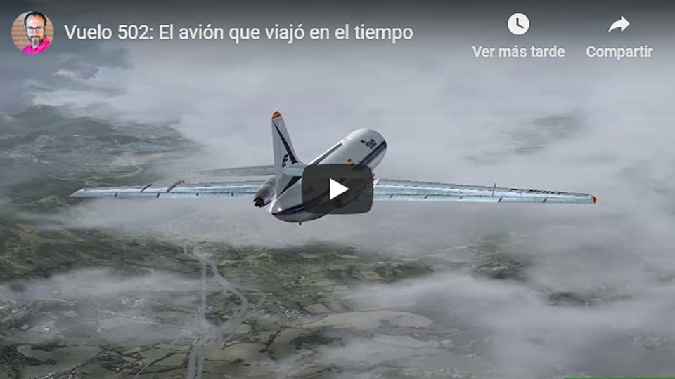 Vuelo 502: El avión que viajó en el tiempo y perdió 17 minutos inexplicables