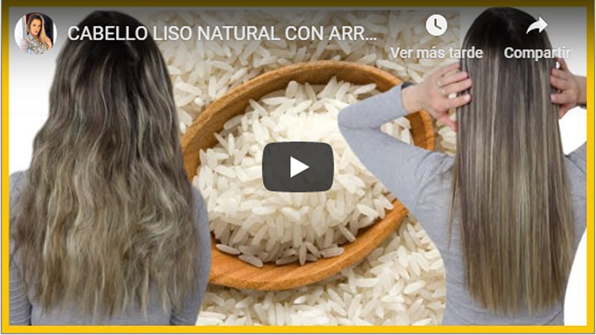 Alisado natural de cabello con arroz: Cómo lucir tu melena lacia sin químicos