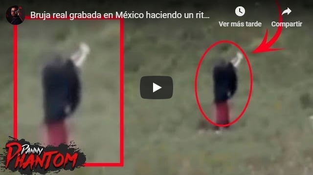 Bruja real grabada en México… ¿Qué está haciendo en el cementerio?
