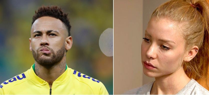 Casi dos horas declaró Neymar por la presunta violación a Najila Trindade