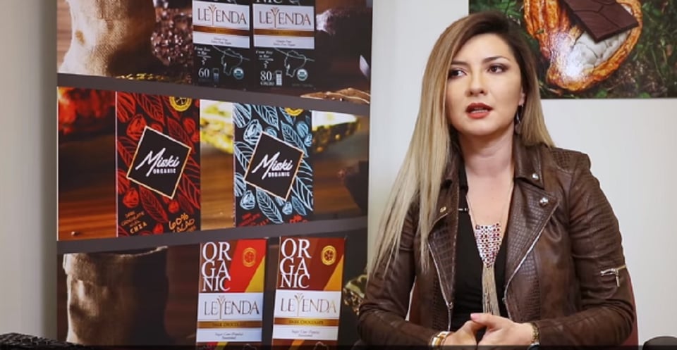 Diana Andrade apostó a la exportación de chocolates