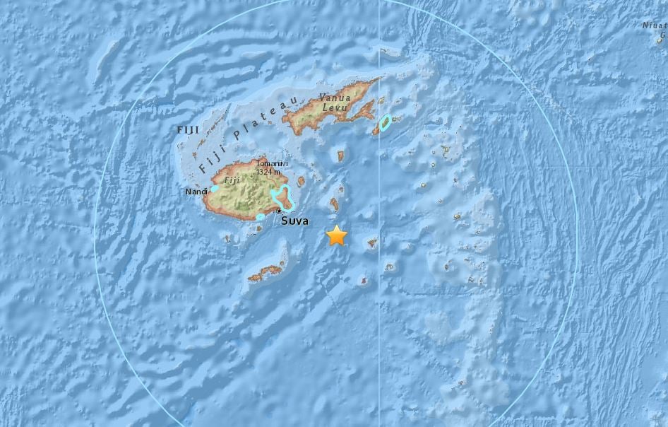 Descartan tsunami que afecte a EE.UU. tras potente sismo en Fiyi