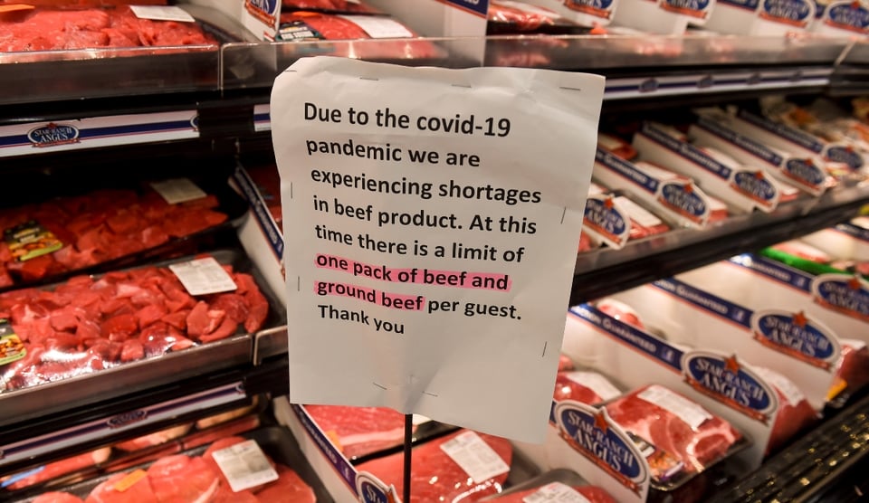 Continuará la escasez de carne a causa del coronavirus y podría durar hasta el verano featured image