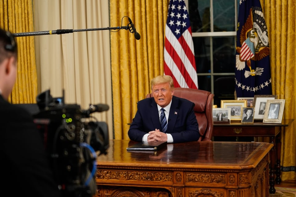 El presidente de Estados Unidos, Donald Trump, dice que emergencia sanitaria por coronavirus podría durar hasta julio o agosto