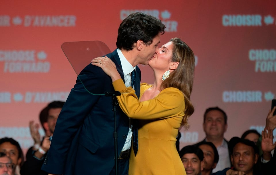 Sophie Grégoire, esposa del primer ministro de Canadá, Justin Trudeau da positivo a Coronavirus
