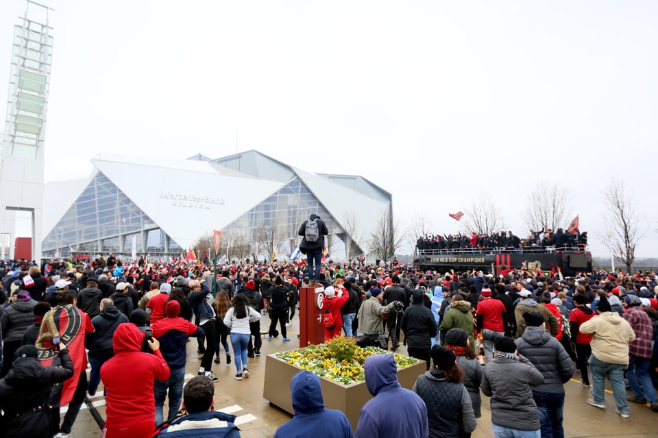 Atlanta United celebra junto a sus fanáticos el título de campeón de la MLS