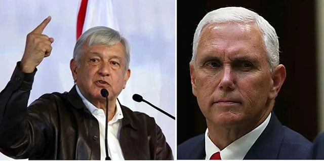 Tras asumir presidencia, AMLO se reuniría con Pence para hablar sobre migración