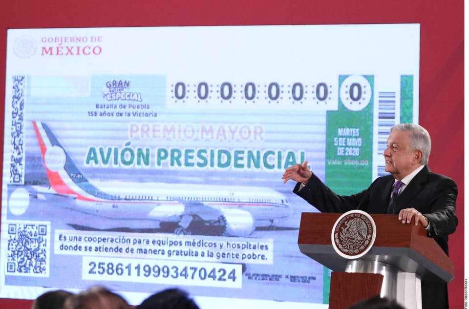 AMLO muestra diseño de billete para sorteo de avión presidencial (FOTOS) featured image