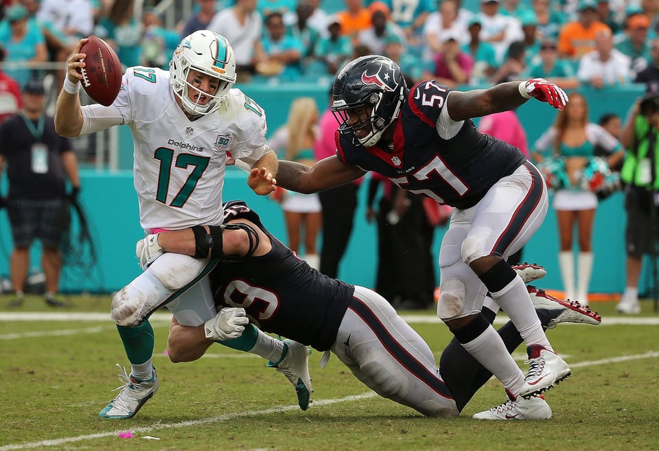NFL Dolphins vs Texans: cómo ver en vivo el partido del 25 de octubre