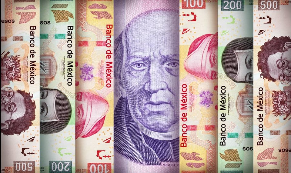 Peso mexicano 25 de noviembre apenas logra salvar el día