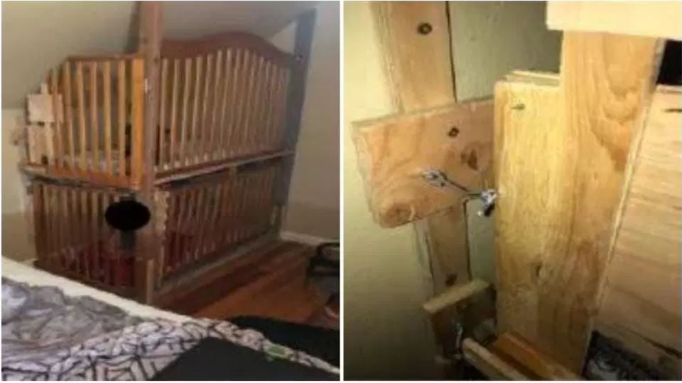 Padres arrestados bebés enjaulados