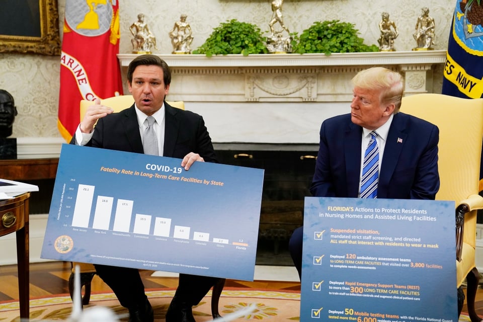 Gobernador de Florida anuncia reapertura por coronavirus, tres condados quedan fuera (VIDEO)