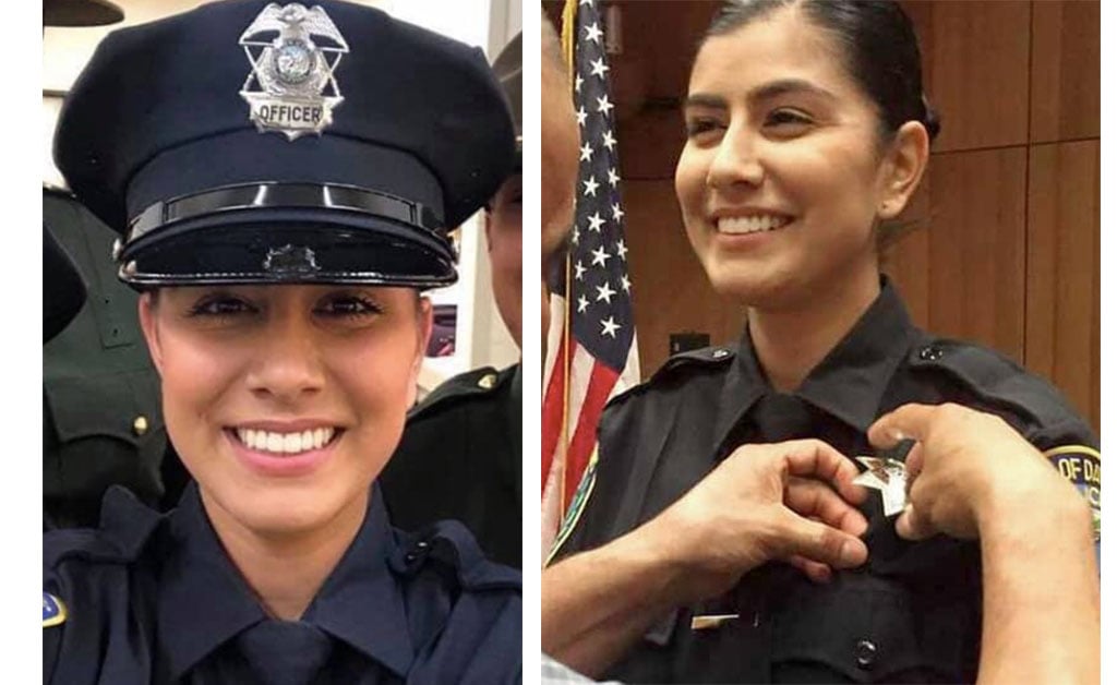 Despiden a la policía hispana Natalie Corona en multitudinario funeral