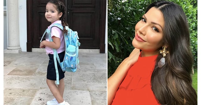 Hija de Ana Patricia recibe crueles críticas, en su primer día de escuela