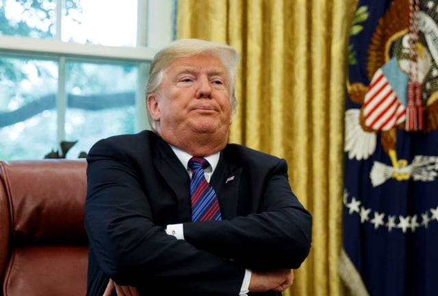 Trump asegura que si no fuera por la trama rusa su aprobación sería del 75 %